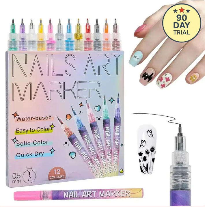 Nail art à la maison.
