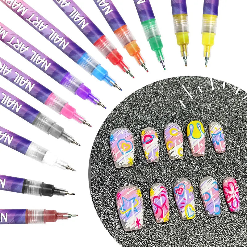 Nail art à la maison.